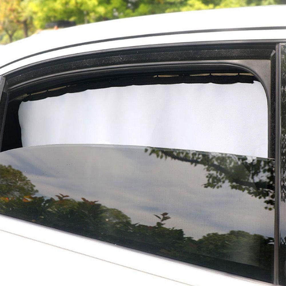 UV Protection Cartoon Car Curtain Embedded Rail Side Window Sunshade Cover  Rear Seat