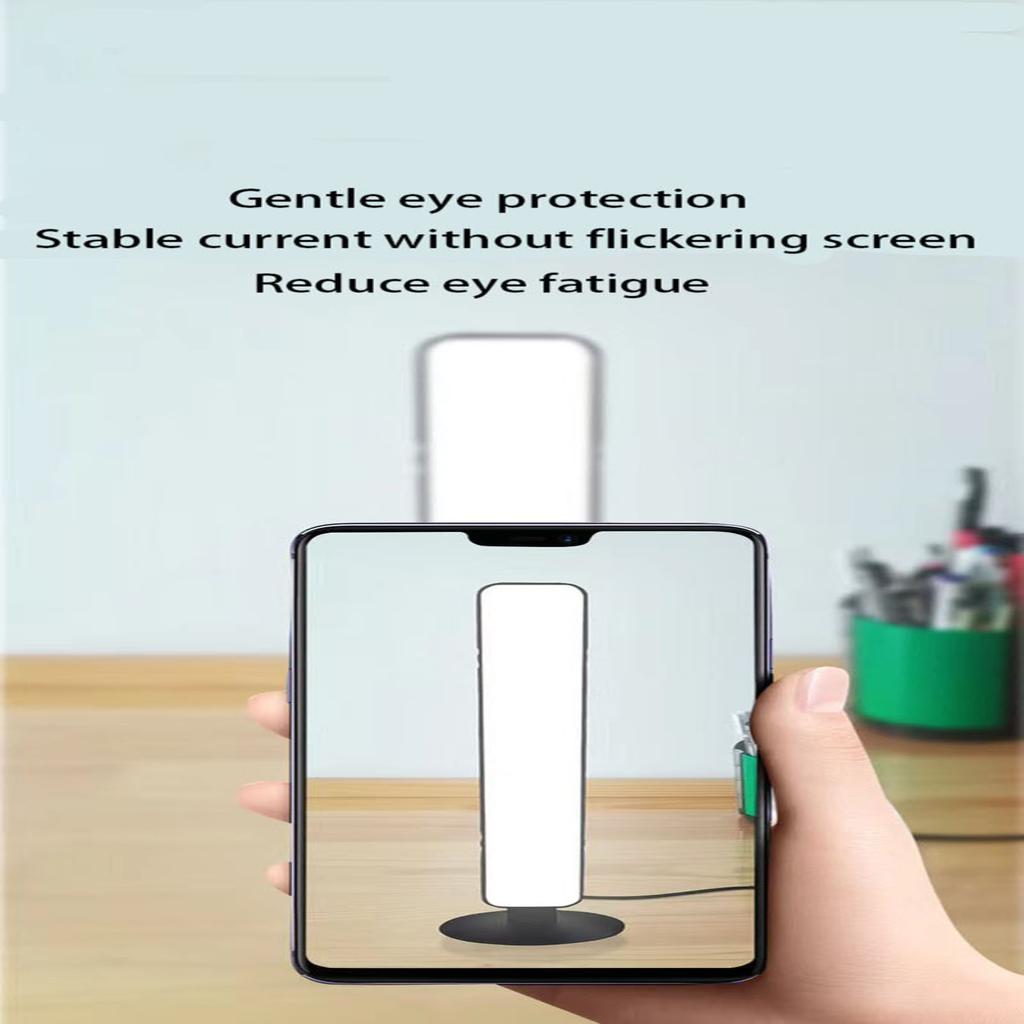 New 1pc Portable Dimmable LED Night Light with Voice Control, Multi-Colour Modes for Bedroom, Living Room, Study, Camping - Brig