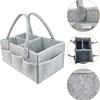 Foldable Diaper Tote Bag: Multifunctional Non-woven Handbag for Baby Supplies and Mommy Travel.