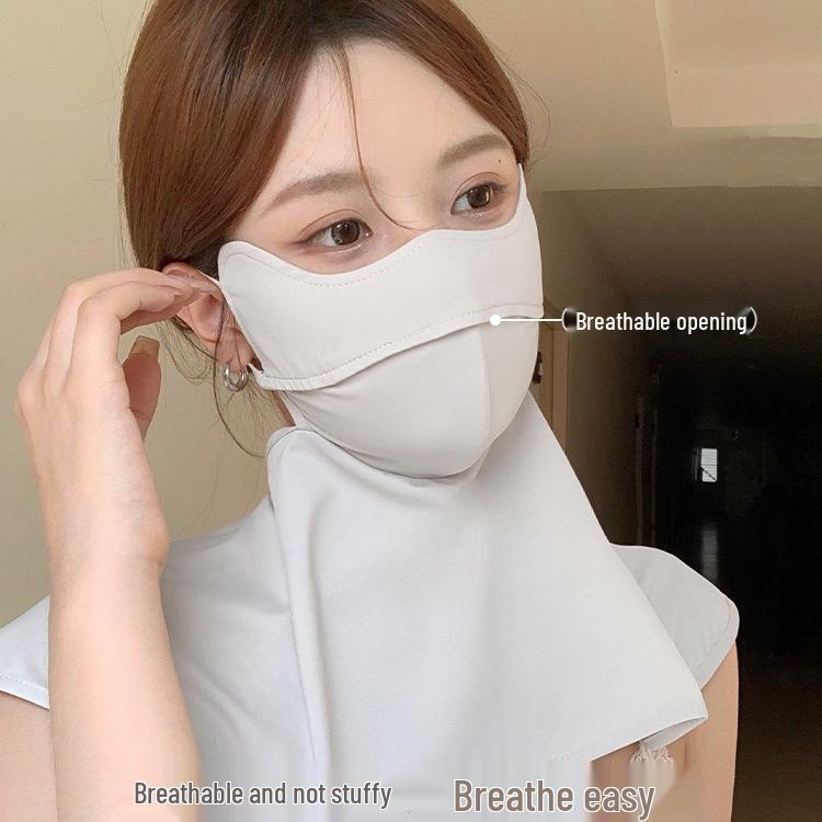 Women's UV Protection Face and Neck Mask for Sun and Eye Protection - Ideal for Cycling and Driving