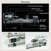 Mini DIY Drehmaschine Werkzeugmaschinen 80W Holzbearbeitung Buddha Perle Schleifen Polieren Perlen Holzdrehmaschine Bohrmaschine Werkzeug 24V