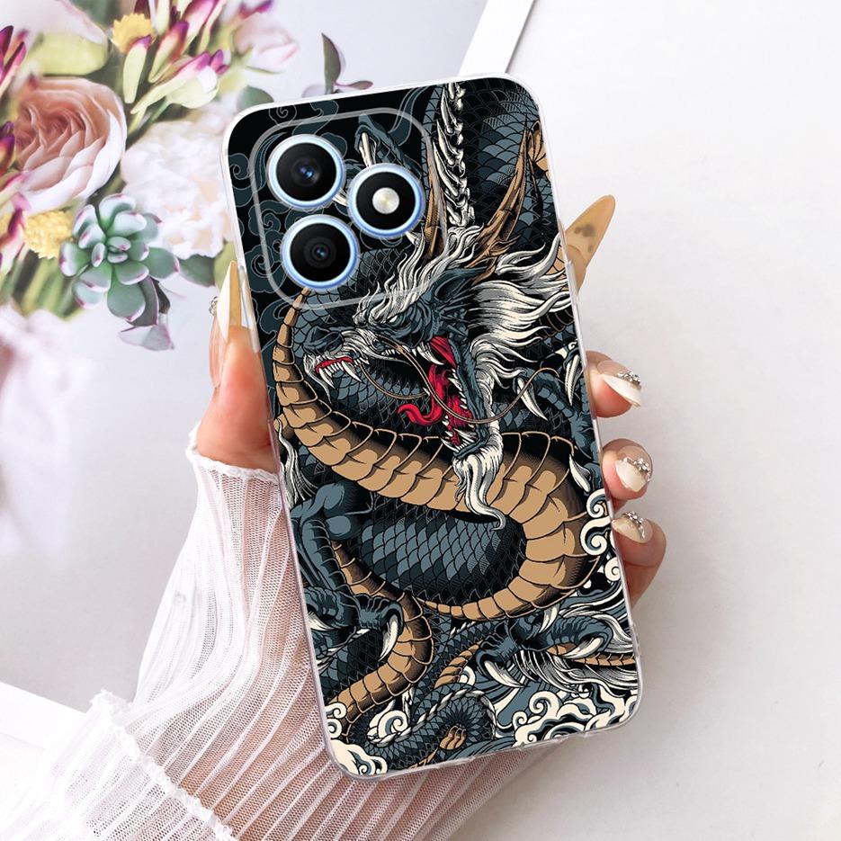 For Honor X8d 4G Case Cool Fashion Painted Cover 6.77'' Soft Silicone Phone Case For Honor X8d X 8d HonorX8d 4G Back Cover Coque