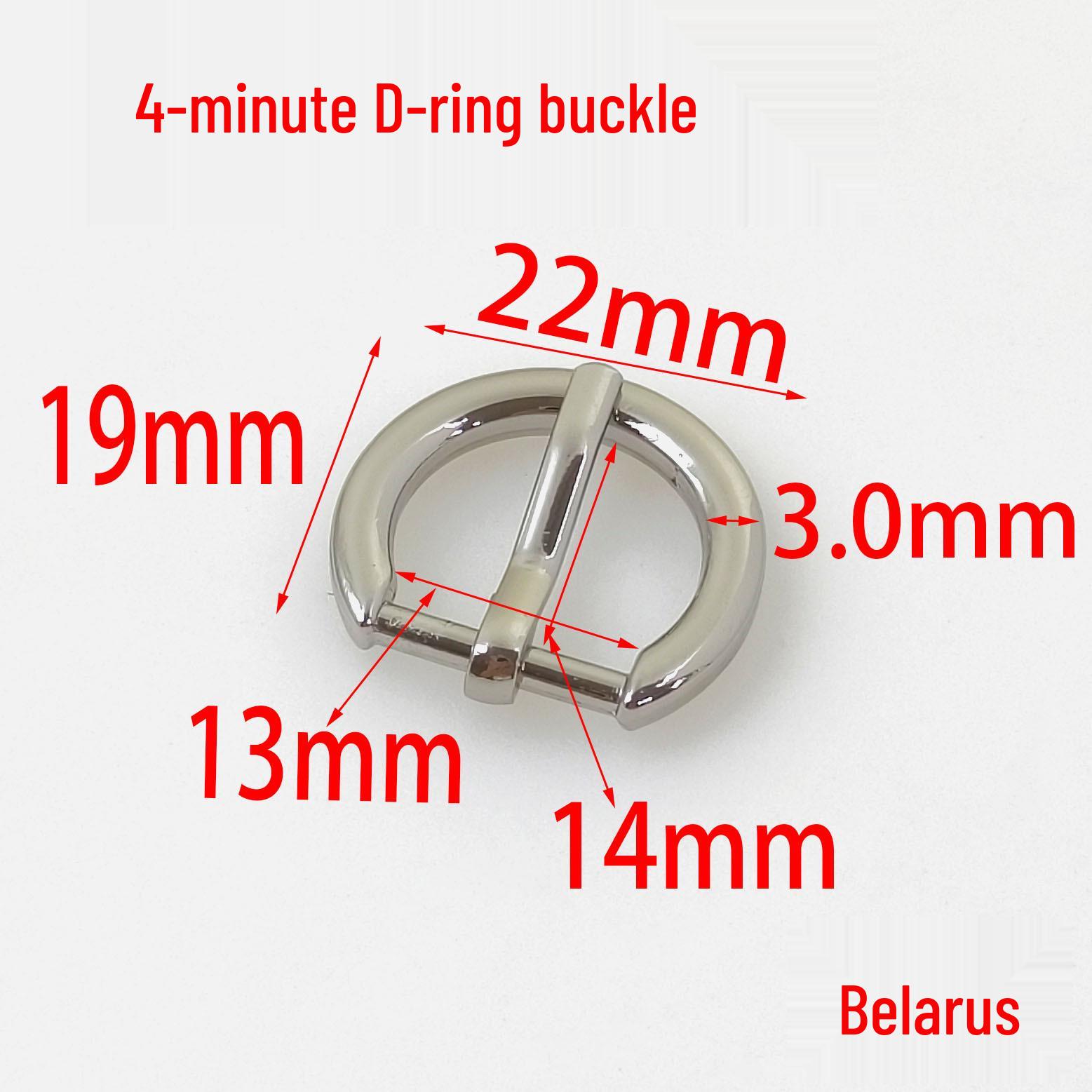 

Women s 4x13MM D-Shaped Alloy Pin Buckle Waistband