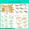 Detailed 12-model Dinosaur Skeleton Set Ideal For Kids Educational Play And Collecting