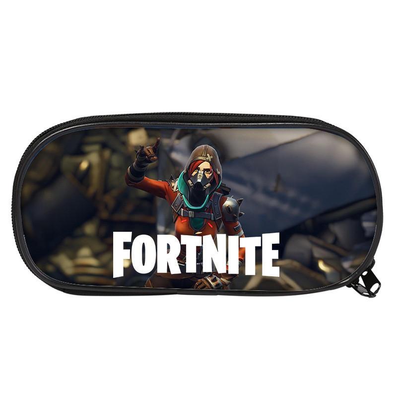 Fortnite Pattern Student Single Layer Stationery Pencil Bag Stationery Storage For School And Travel Use