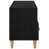 TV Cabinet Black Oak Effect 102 x 36 x 50 cm Engineered Wood