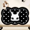 Small Fresh Black Technology Soft Diatom Mud Absorbent Mat Bathroom Non-slip Mat Bathroom Door Quick Dry Mat Bathroom