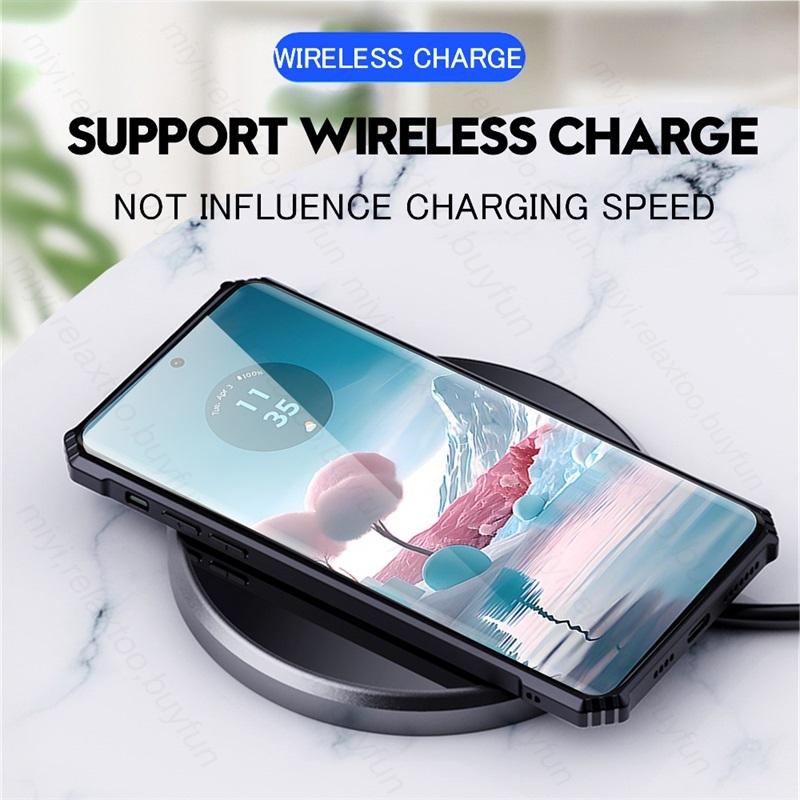 Per Custodia Motorola Edge 40 Neo 5G Trasparente Acrilico TPU Morbido Cornice Cover Posteriore Moto Edge40Neo Edge40 Neo 40Neo Armor Antiurto Coque