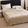 2025 New Smooth Bamboo Fiber Jacquard Multifunctional Double-layer Gauze Cold Blanket Towel Quilt