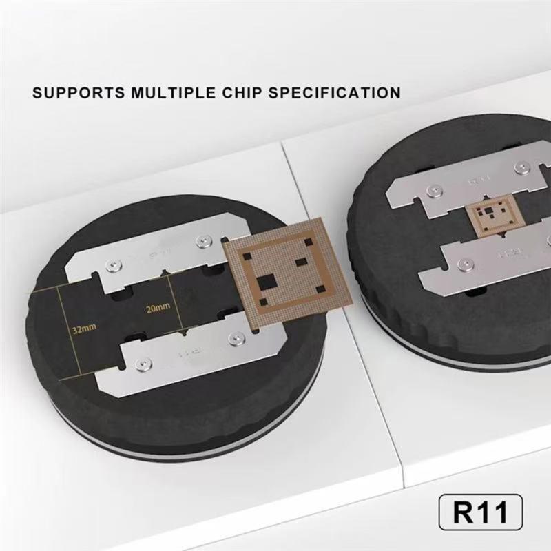 360-Grad-Drehbarer Chip-Halter mit Metallklemme für Hochtemperatur-Elektronik PCB-Reparatur DIY-Werkzeugsatz