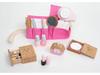 Children's Wooden Pretend Makeup Set: Portable Cosmetics Toy for Dress-Up and Imaginative Play
