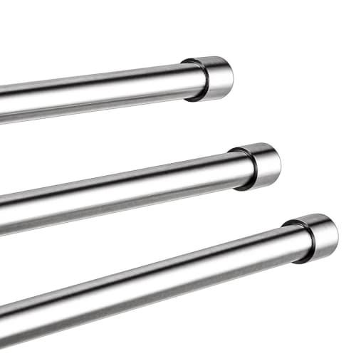 Sumnacon Towel Hanger, Swing Arm, Bathroom Towel Bar, Wall-Mounted, Space-Saving, Brushed Stainless Steel (M, Silver)