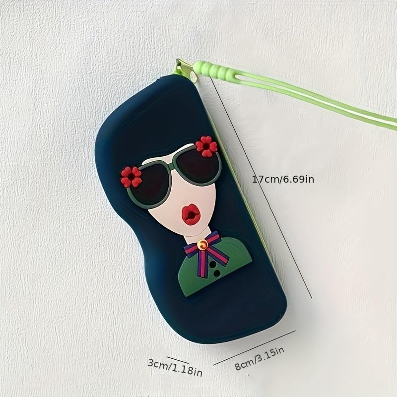 Silicone Glasses Bag Small Items Bags Waterproof Eyeglasses Box Cosmetic Coin Bag Dustproof Multifunctional Storage Bags