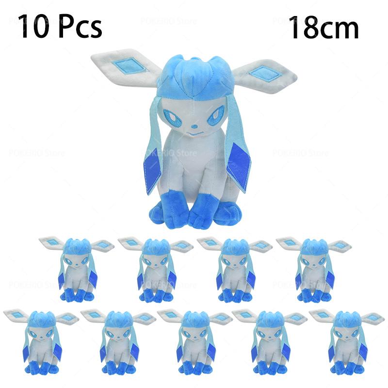 10 Pcs/lot Pokemon Plush Mimikyu Eevee Umbreon Jolteon Glaceon Vaporeon Sylveon Espeon Kawaii Gengar Stuffed Animal Peluche
