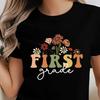 Wildflowers First Grade Teacher Shirt, Teacher Team Shirts,