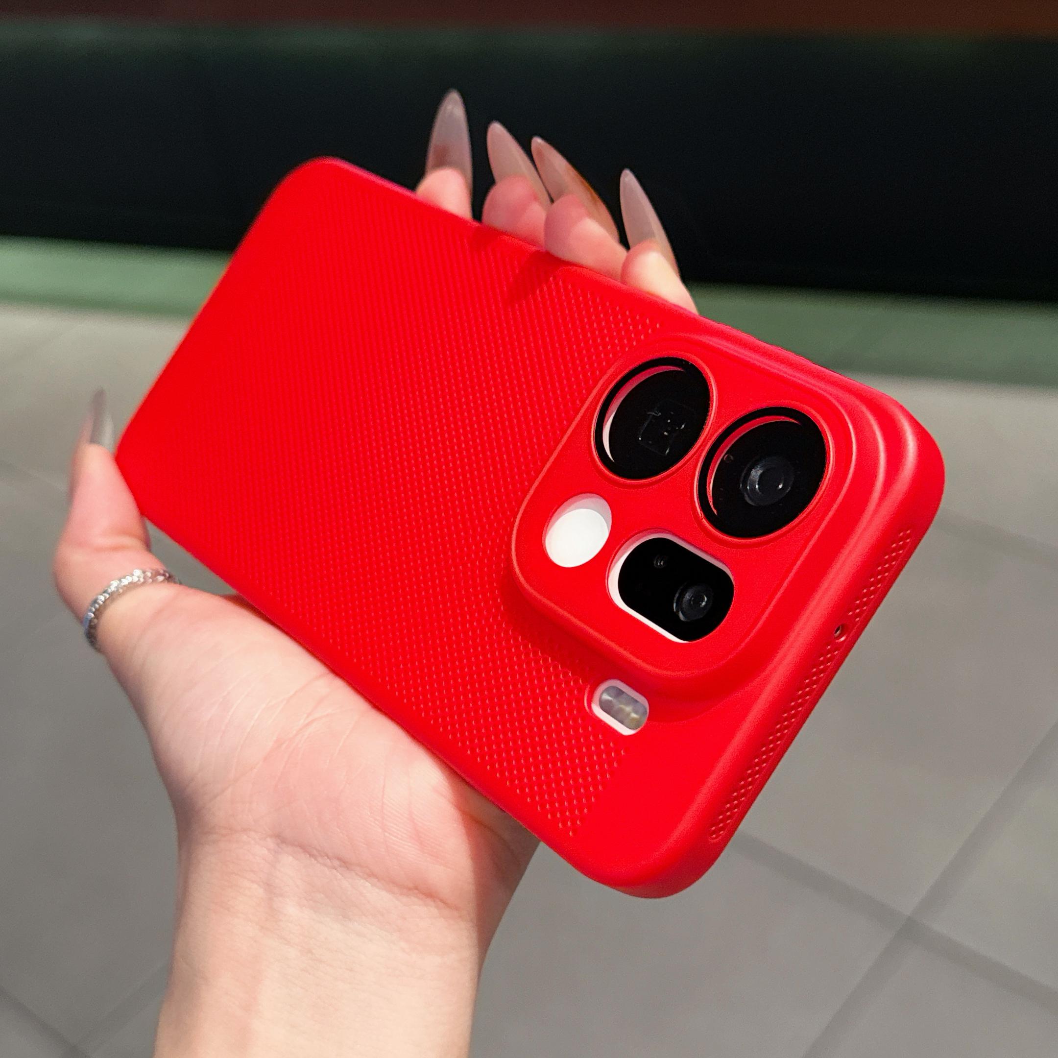 

Thin Cooling Heat Dissipation Case For OPPO Find X9 X8 X8S Reno14 Reno13 Pro Ultra Breathable Mesh Solid Color Hard Back Cover OPPO F29