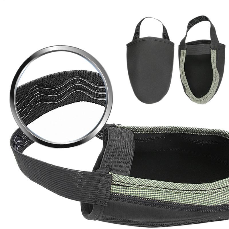 Outdoor Windproof Warmer Cycling Shoe Covers Hollow Bottom Heel Ribbon Prevent Falling Off Winter Cycling Gear Accessories