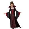 Blumenmuster Kleid mit Stehkragen Kinder Halloween Hexe Kostümkleid Für Mädchen Halloween Geburtstag Rollenspiel