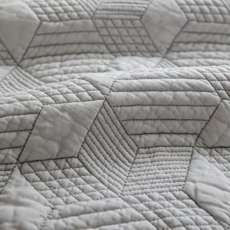 Универсальная двухсторонняя хлопковая стеганая диванная подушка на все времена года — фото 3