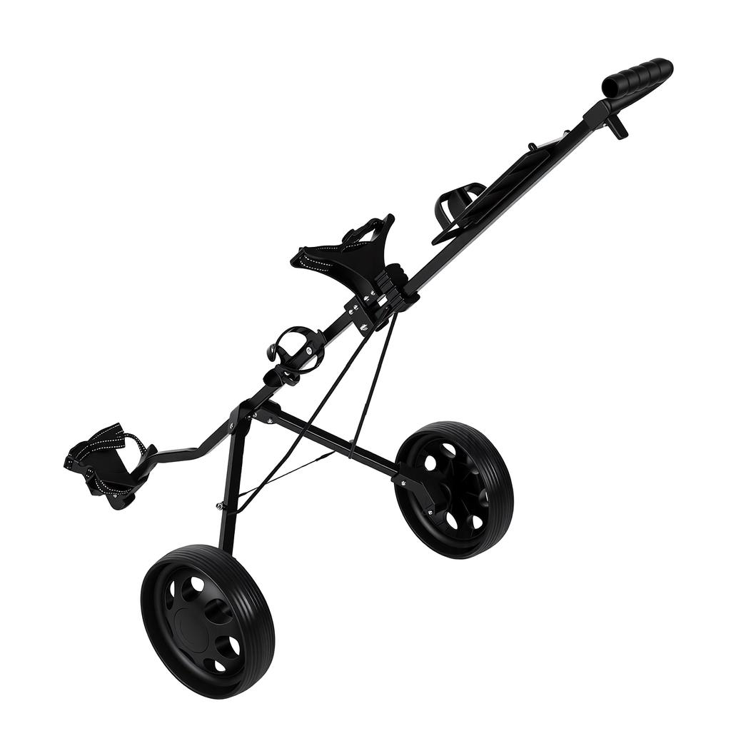 Push Cart 2 Wheel Bag Foldable Lightweight Design with Multi Function Panel Strap