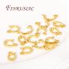 Brass Charm Enhancer Clasp 18K Gold Plated Pendant Bail Clasps Connector For Pearl Bracelet/Necklace Jewelry Making Accessories