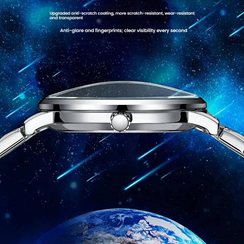 Men's Dual Calendar Dial Fashion Trend Quartz Watch Calendar Night Light Waterproof Watch
