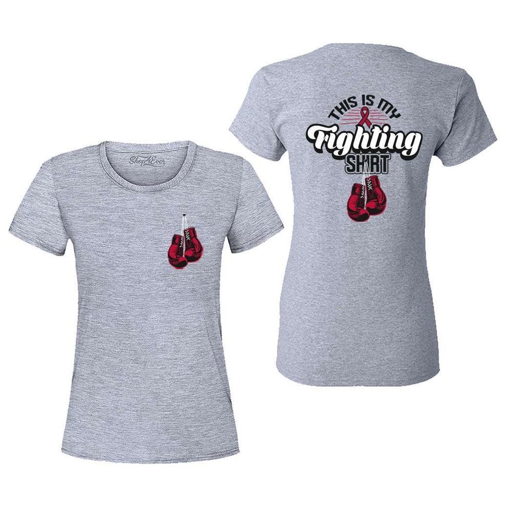 This Is My Fighting Shirt  Women's T-Shirt Breast Cancer Shirt