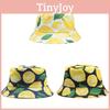 Print Lemon Fisherman Hat Fruit Pattern Bucket Cap Sun Protection Breathable