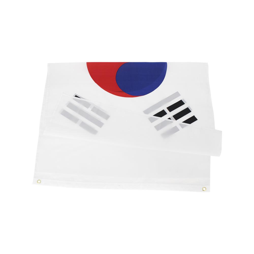 90*150cm Südkorea Flagge Polyester Flaggenbanner für Festival Heimdekoration