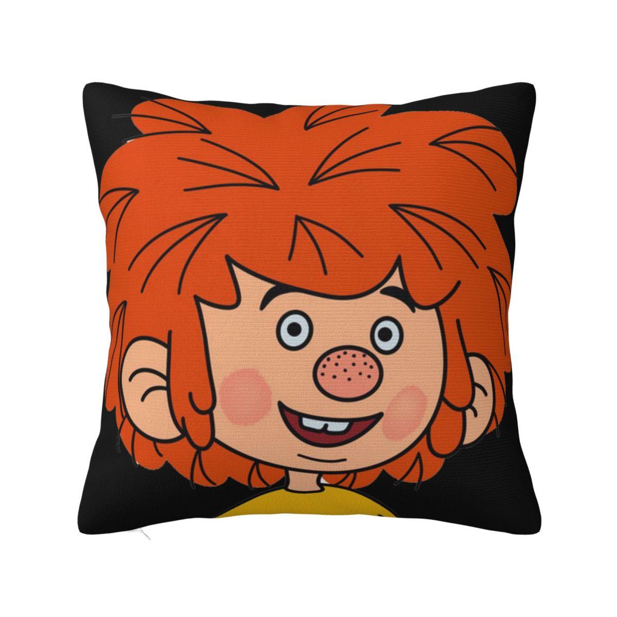 Pumuckl Grantig By Nature Square Pillowcase Pillow Cover Polyester Cushion Zip Decorative Comfort Throw Pillow for Home Bedroom 30x30 cm 12x12 in
