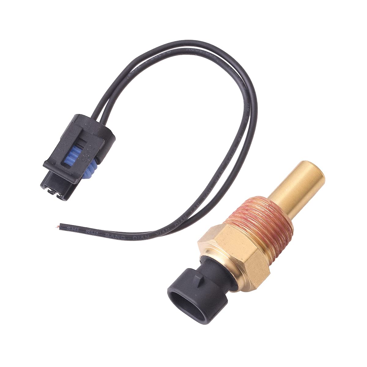 

OCESTORE Q21-1002 Temperature Sensor Sending Unit Connector Pigtail Plug 505-5401 Compatible with 379 Ken-Worth T600A T800 Differential Oil Temp
