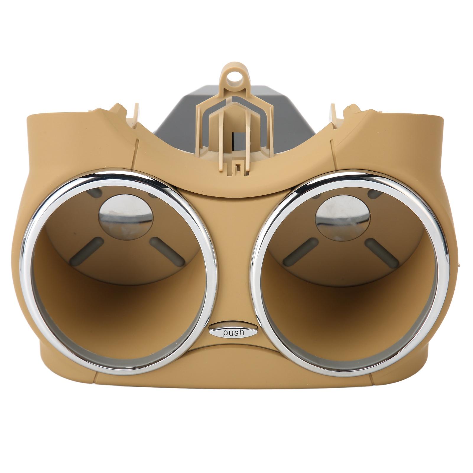 

Двойной держатель для стакана 2196800414 Сменный держатель для бутылки с напитком для Benz CLS500 CLS550 бежевый