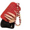 Crystal Bead Mobile Phone Chain, Wristband Sling, Phone Case And Keychain Bag Pendant