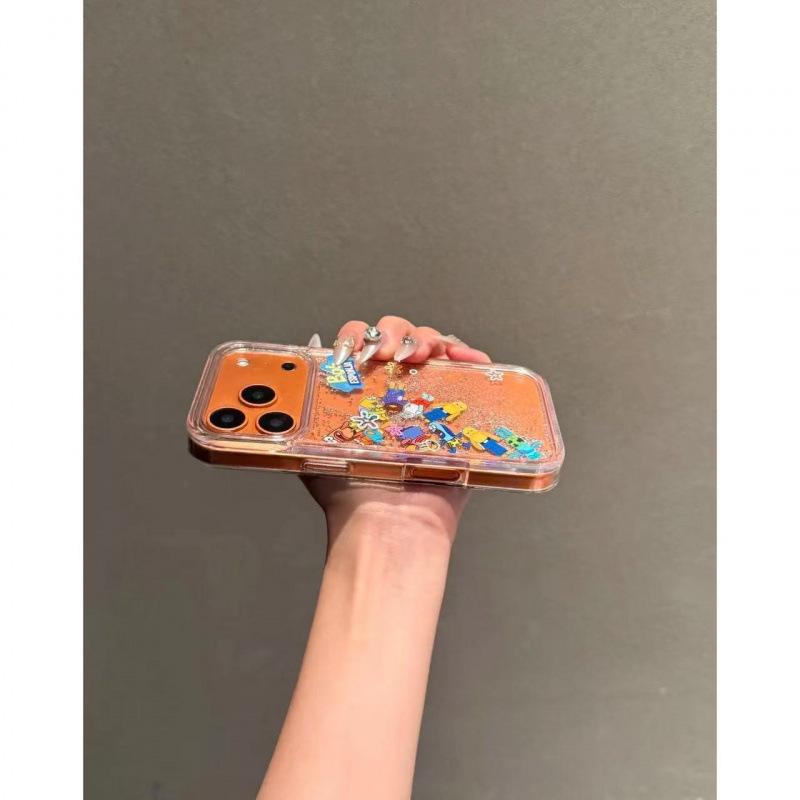 Transparent Glitter Quicksand Beechburg 13 for iPhone17promax Apple 16 Mobile Phone Case 15 Explosion 14pm