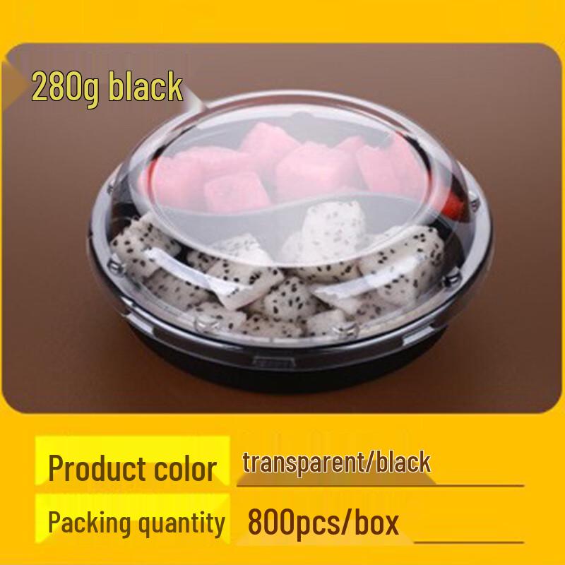 

Saikeyou Disposable Fruit & Snack Containers 100 Pcs with Forks