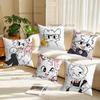 BBoykisser Lustige Katze Meme Kissenbezug Kissenhülle Kissen Plüsch Jungen Mädchen Cartoon Anime Kawaii Dekoration Kinder Geburtstagsgeschenke
