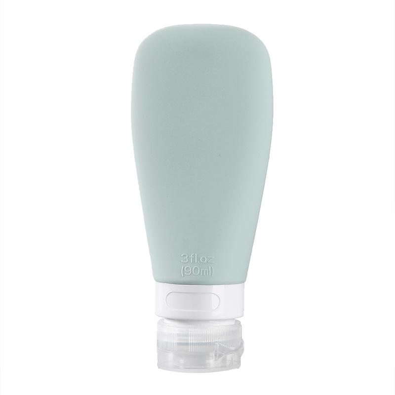 Travel Silica Gel Squeeze Bottle Portable Shampoo Shower Gel Lotion Container for Cosmetics Toiletries