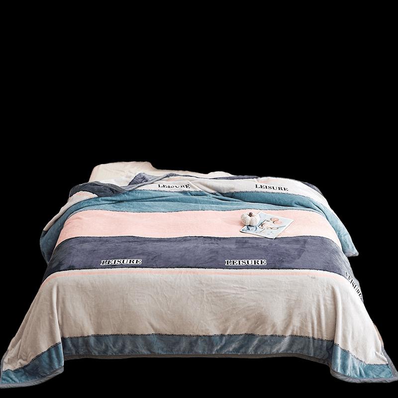 Bijia Man Hades Milk Protein Fiber Flannel Blanket