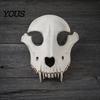 Spooky Halloween Masque Sheep Head Masque, Skull Full Face Cosplay Accessory, Durable Foam Costume Realistic Scary Animal for Masquerade Party