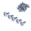 50PCS Round Head Drill Screw Set Carbon Steel Galvanized Self Drilling Screws 4.2x13mm Washer