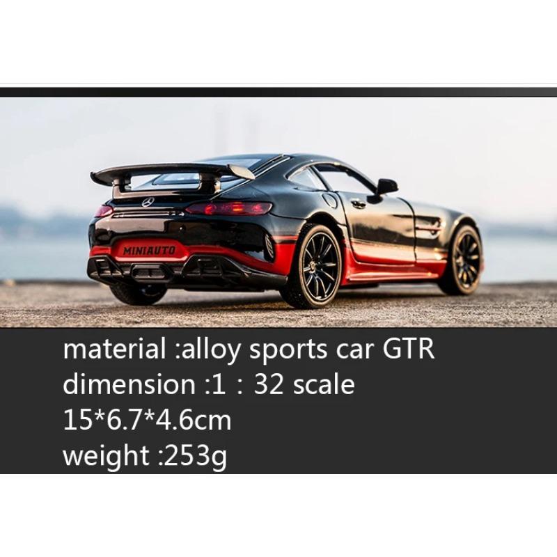 1/32 BENZ AMG GTR Car Model GT Metal Alloy Diecast Car Model Super Car Diecasts & Toy Vehicles Pull Back Car Toys for Children
