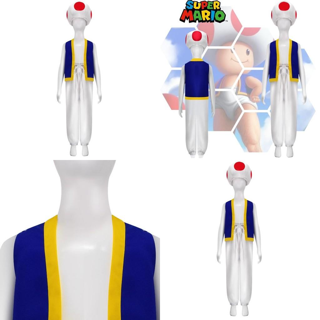 Kostium Cosplay Mario Brothers Na Halloween Materiał Poliestrowy Motyw Mario XS-XXXL