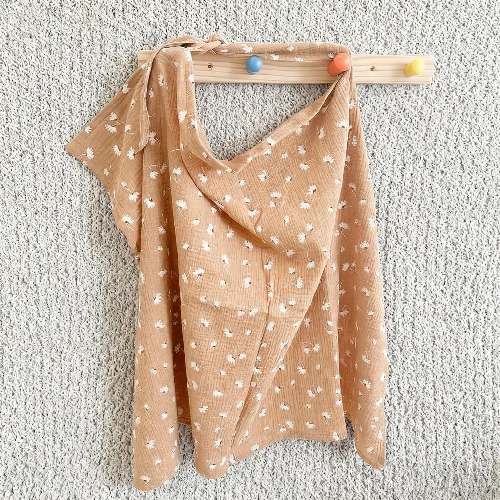 Breastfeeding Nursing Cover Soft Baby Feeding Cloth Multi-Use Privacy Breast Feeding Blanket Essential for Discreet Baby Feeding