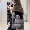 Big Lapel Purple Mink Coat Winter Thickened Young Short Environmentally Friendly Fur Coat Women's New