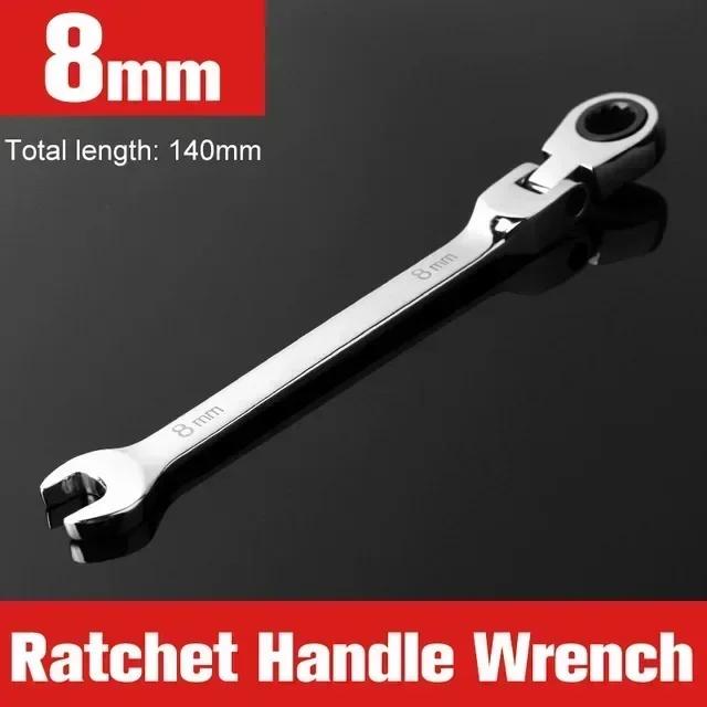 

1PCS 8mm-17mm Car Repair Reversible Ratchet Wrench Ratcheting Socket Spanner Nut Tools