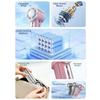 199 Gears Rhinestone Handheld Fan Digital Display Turbo High Speed Fan Mini Cooling Fan  Summer