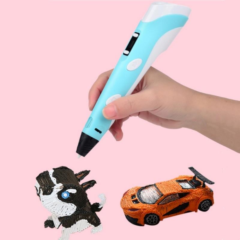 3D Printer Pen With PLA Filament Magic Maker Arts for Student Gift Printing Drawing Pen