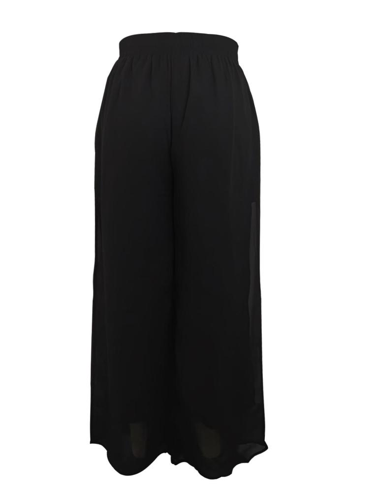 Spring/Summer 2026 European & American Casual Chiffon Wide-Leg Pants: Hot Selling Loose-Fit Fashion