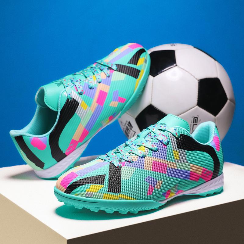 

New football shoes long nails low top boys and girls teenagers tf broken nails grass game training shoes 46