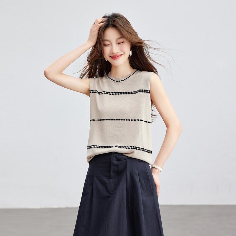 

Srcr Women s Silk Blend Knitted Vest Top L